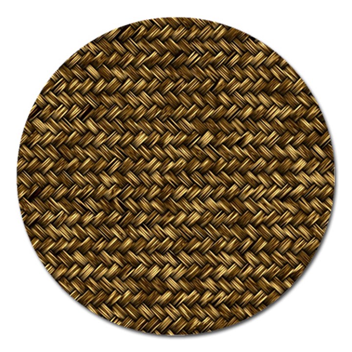 Straw Like Country Side  Magnet 5  (Round)