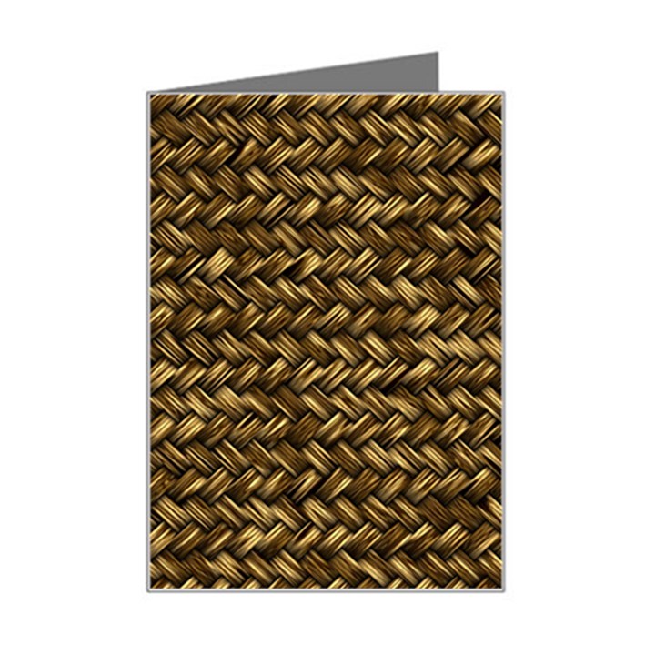 Straw Like Country Side  Mini Greeting Card