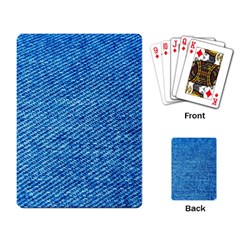 Blue Denim Jeans Like Playing Cards Single Design (rectangle)