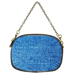 Blue Denim Jeans Like Chain Purse (one Side) by ConteMonfrey