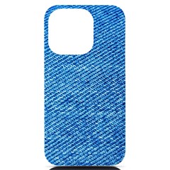 Blue Denim Jeans Like Iphone 14 Pro Black Uv Print Case by ConteMonfrey