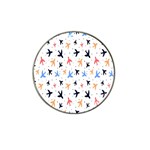 Cute airplanes planes Hat Clip Ball Marker (10 pack) Front