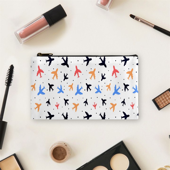 Cute airplanes planes Cosmetic Bag (Small)