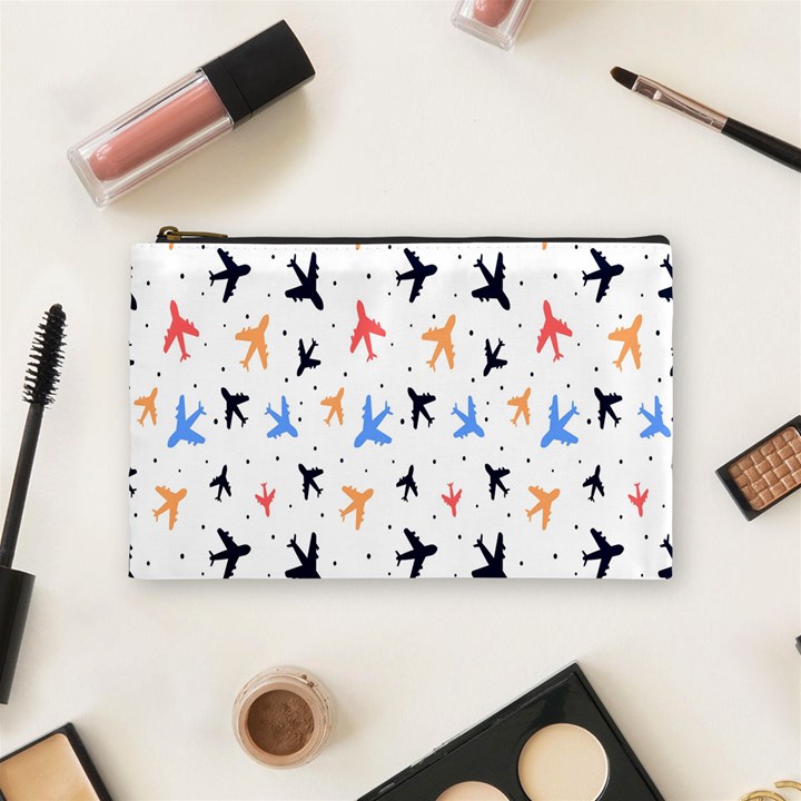 Cute airplanes planes Cosmetic Bag (Medium)