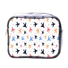 Cute airplanes planes Mini Toiletries Bag (One Side)