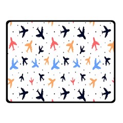 Cute airplanes planes Fleece Blanket (Small)