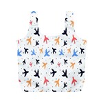 Cute airplanes planes Full Print Recycle Bag (M) Front