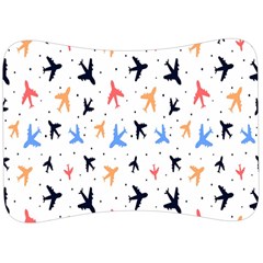 Cute airplanes planes Velour Seat Head Rest Cushion