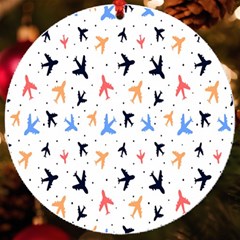 Cute airplanes planes UV Print Acrylic Ornament Round