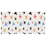 Cute airplanes planes Banner and Sign 4  x 2  Front