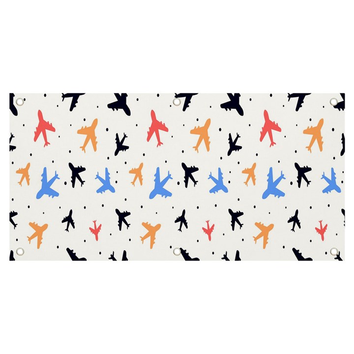 Cute airplanes planes Banner and Sign 4  x 2 