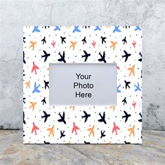 Cute airplanes planes White Box Photo Frame 4  x 6 