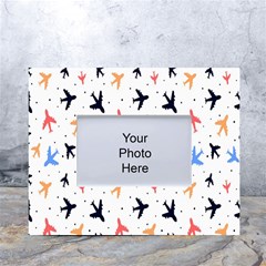 Cute airplanes planes White Tabletop Photo Frame 4 x6 