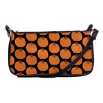 Black And Orange Pumpkin Shoulder Clutch Bag Front