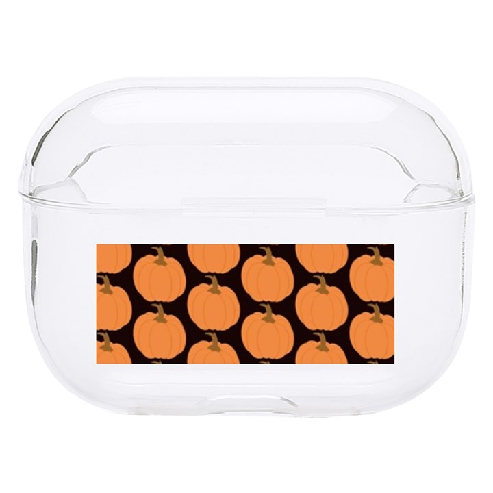 Black And Orange Pumpkin Hard PC AirPods Pro Case