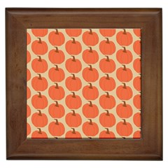 Cute Pumpkin Framed Tile by ConteMonfrey