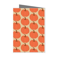 Cute Pumpkin Mini Greeting Cards (pkg Of 8)