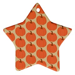 Cute Pumpkin Star Ornament (two Sides) by ConteMonfrey