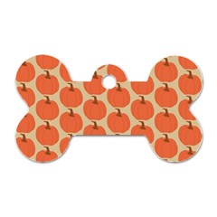 Cute Pumpkin Dog Tag Bone (one Side) by ConteMonfrey