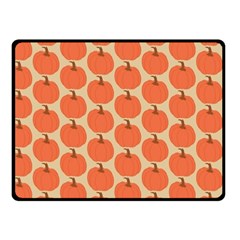 Cute Pumpkin Two Sides Fleece Blanket (Small)