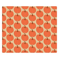 Cute Pumpkin Two Sides Premium Plush Fleece Blanket (Kids Size)