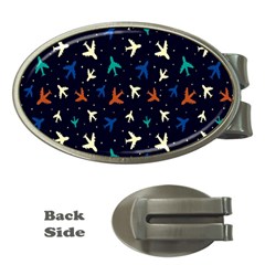 Blue Sky Airplanes Planes Money Clips (oval)  by ConteMonfrey