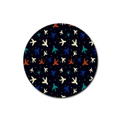 Blue Sky Airplanes Planes Rubber Round Coaster (4 Pack) by ConteMonfrey