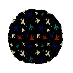 Blue Sky Airplanes Planes Standard 15  Premium Round Cushions by ConteMonfrey