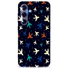 Blue Sky Airplanes Planes Samsung Galaxy S24 6 2 Inch Black Tpu Uv Case by ConteMonfrey