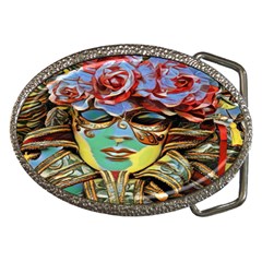 Carnival Mask - Venetian Mask - Italy Vintage Belt Buckles by ConteMonfrey