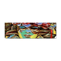 Carnival Mask - Venetian Mask - Italy Vintage Sticker Bumper (100 Pack) by ConteMonfrey