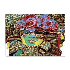 Carnival Mask - Venetian Mask - Italy Vintage Sticker A4 (100 Pack) by ConteMonfrey