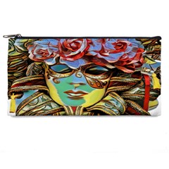 Carnival Mask - Venetian Mask - Italy Vintage Pencil Case by ConteMonfrey