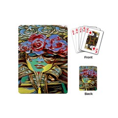 Carnival Mask - Venetian Mask - Italy Vintage Playing Cards Single Design (mini)