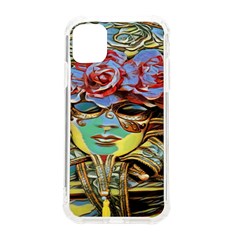 Carnival Mask - Venetian Mask - Italy Vintage Iphone 11 Tpu Uv Print Case by ConteMonfrey