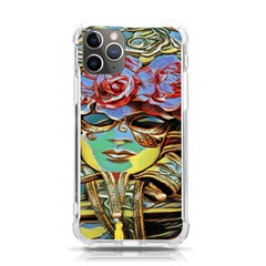 Carnival Mask - Venetian Mask - Italy Vintage Iphone 11 Pro 5 8 Inch Tpu Uv Print Case by ConteMonfrey