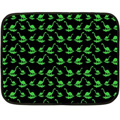 Green Neon Dinos Fleece Blanket (mini) by ConteMonfrey