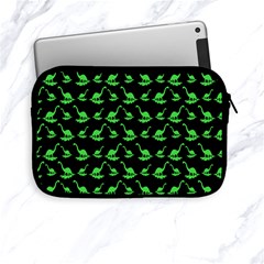 Green Neon Dinos Apple Ipad Mini Zipper Cases by ConteMonfrey