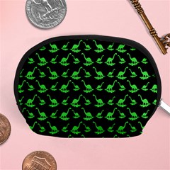 Green Neon Dinos Accessory Pouch (medium) by ConteMonfrey