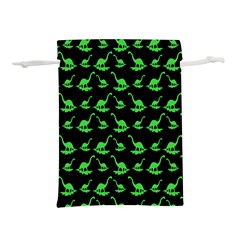 Green Neon Dinos Lightweight Drawstring Pouch (s) by ConteMonfrey