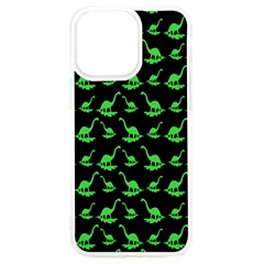 Green Neon Dinos Iphone 15 Pro Max Tpu Uv Print Case