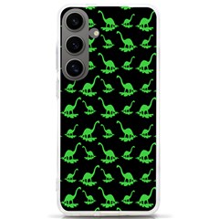 Green Neon Dinos Samsung Galaxy S24 Ultra 6 9 Inch Tpu Uv Case by ConteMonfrey