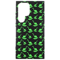 Green Neon Dinos Samsung Galaxy S24 Ultra 6 9 Inch Black Tpu Uv Case