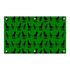 Dinos On A Green Background Banner And Sign 5  X 3  by ConteMonfrey