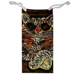 Cats Are Cooler cat in glasses Jewelry Bag Front