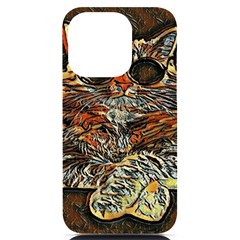 Cats Are Cooler Cat In Glasses Iphone 14 Pro Black Uv Print Case by ConteMonfrey