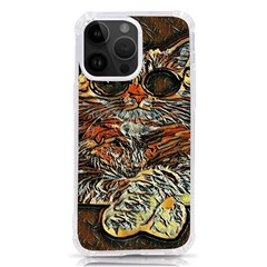 Cats Are Cooler cat in glasses iPhone 14 Pro Max TPU UV Print Case