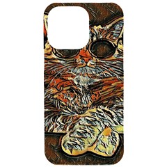 Cats Are Cooler cat in glasses iPhone 15 Pro Max Black UV Print PC Hardshell Case