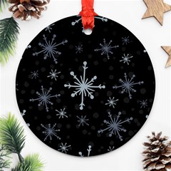 The Most Beautiful Stars Round Ornament (two Sides)