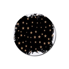 Little Stars Pattern Rubber Round Coaster (4 Pack) by ConteMonfrey